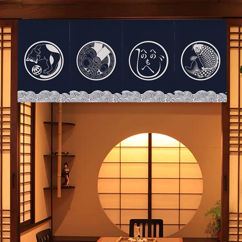 Commercial Printing Rates - Japanischer Kurzvorhang, dekorativer Vorhang, zum Aufhängen,