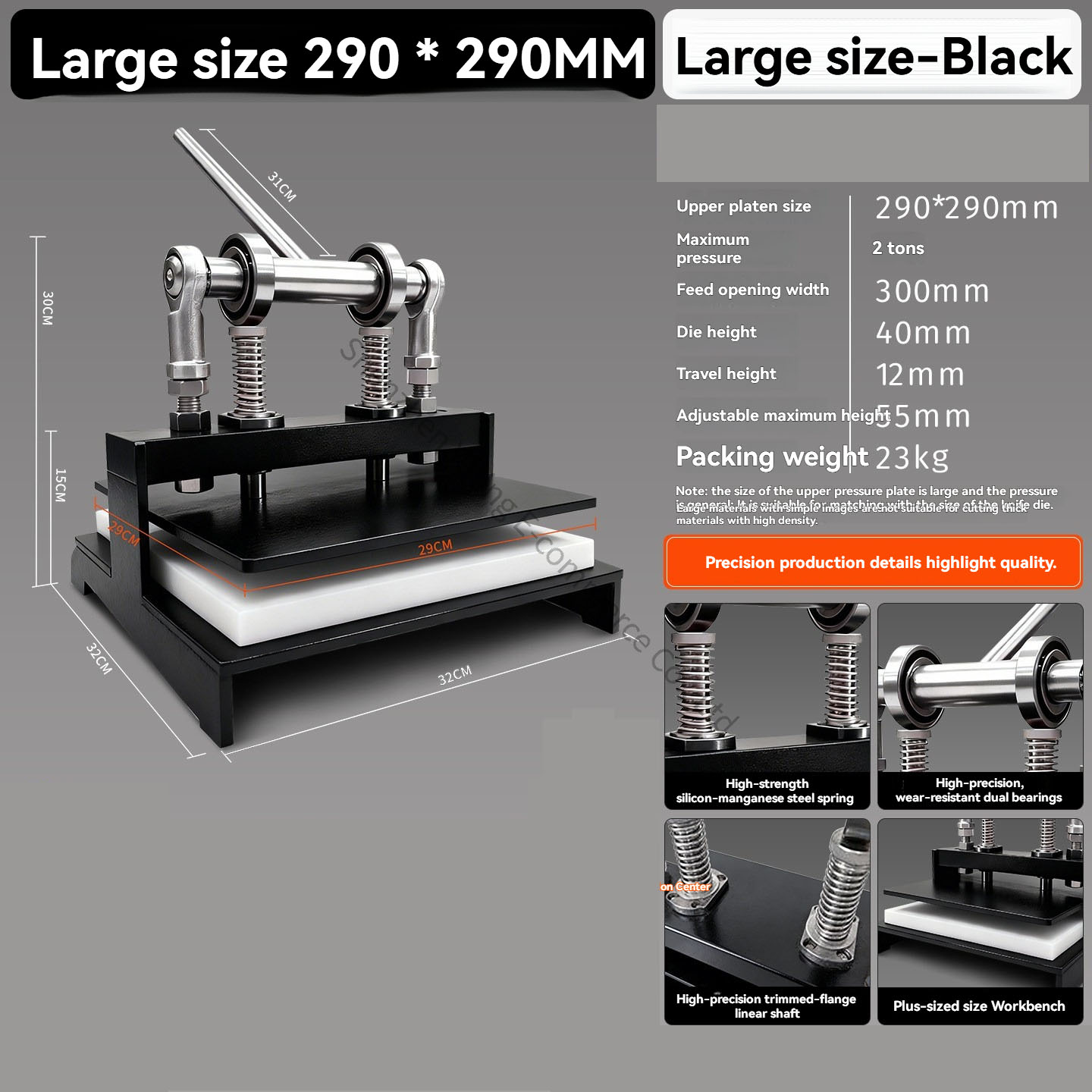 290x290 Schneidemaschine, hand – Die Cutting Machine Bewertung und Preis