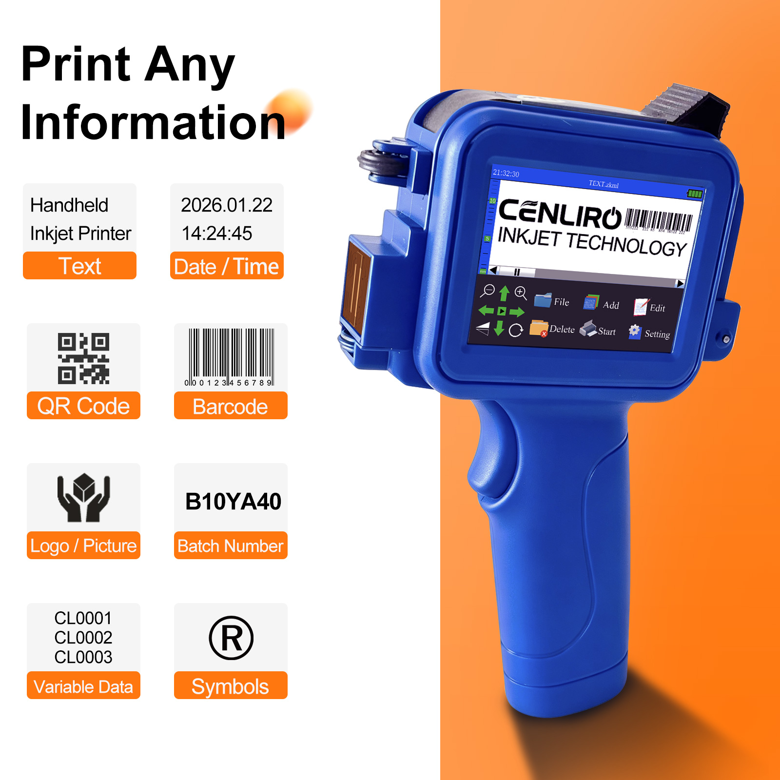 Cenliro Mini-Handtintenstrahld – Commercial Printing Inc Bewertung und Preis