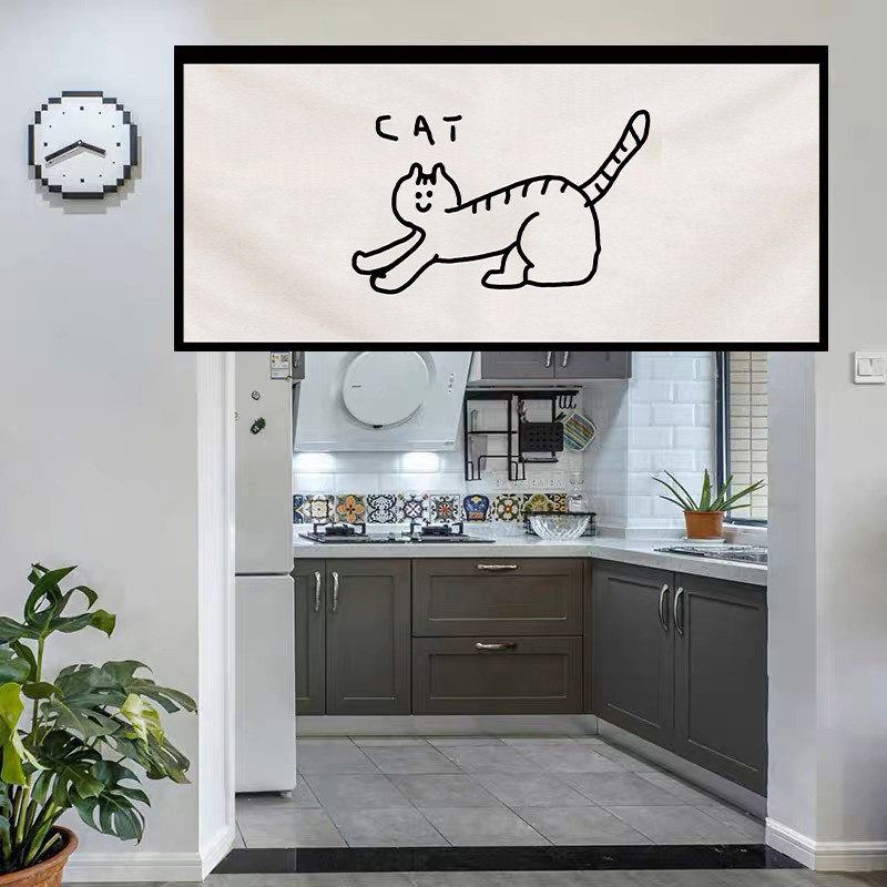 VIKAMA Minimalistischer Katzen – Commercial Printing Rates Bewertung und Preis